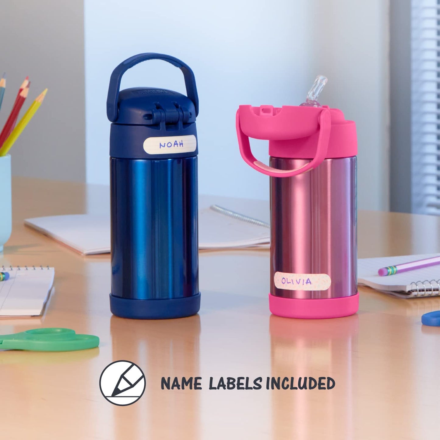 THERMOS FUNTAINER Water Bottle with Straw