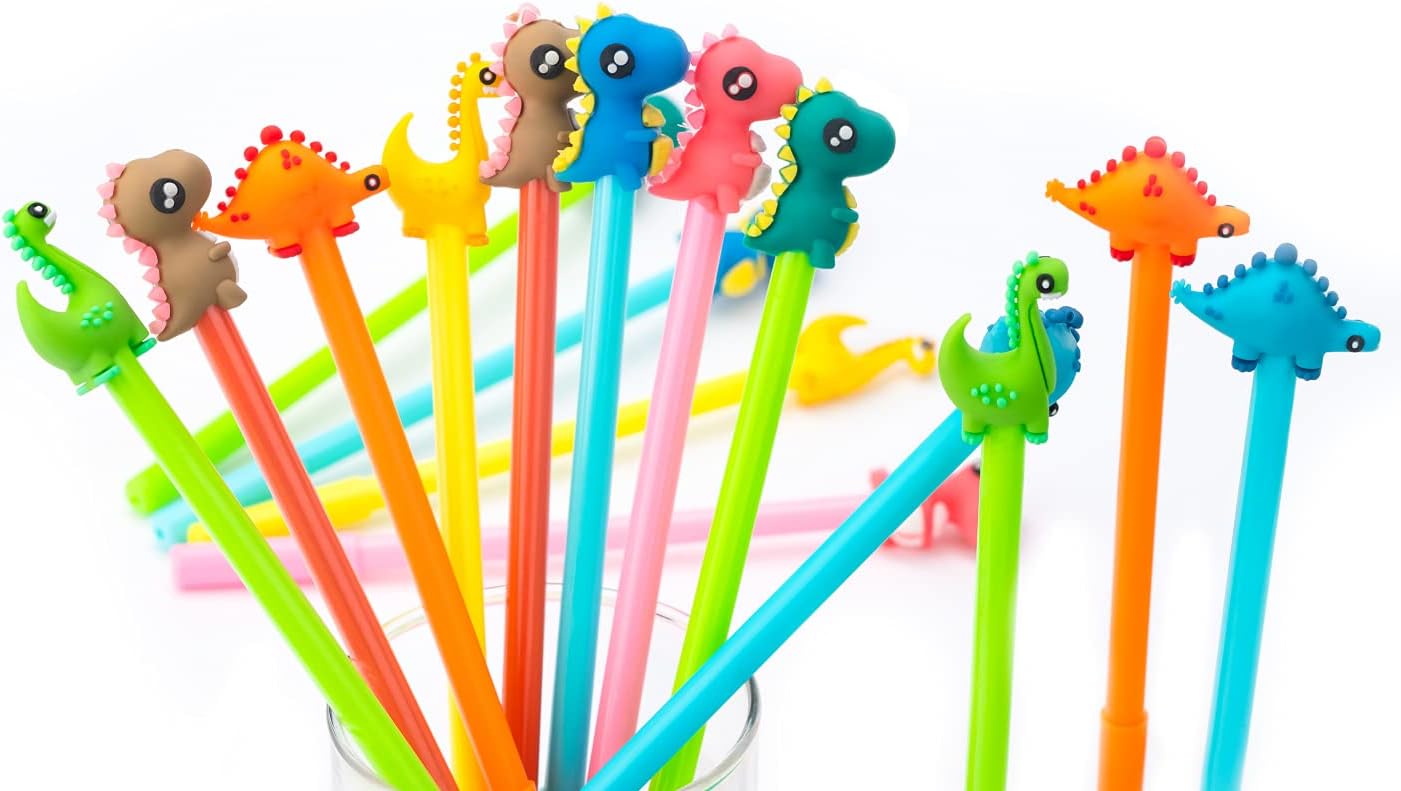Cute Dinosaur Gel Pens 16pcs Set