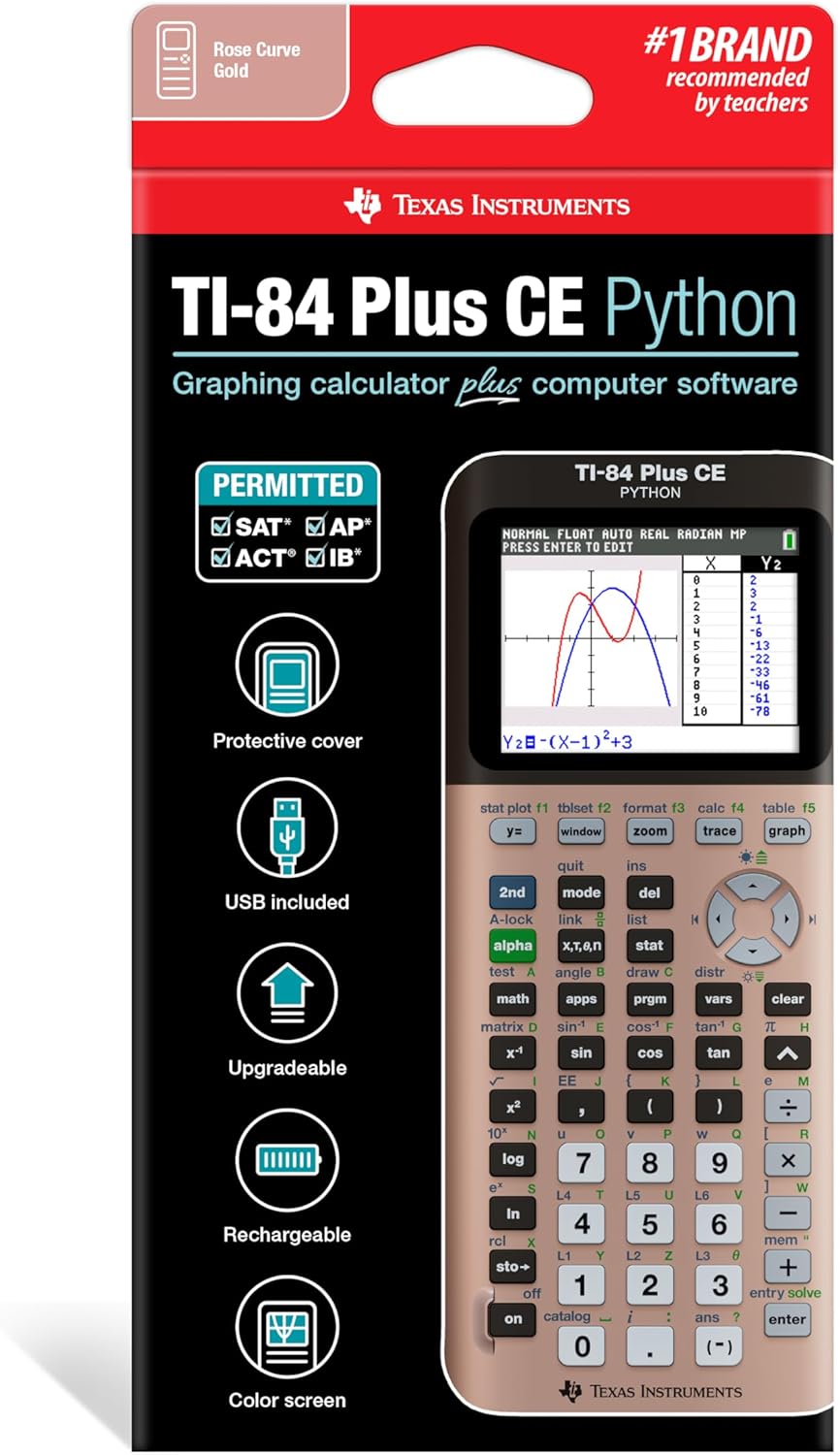 TI-84 Plus CE – Rose Gold