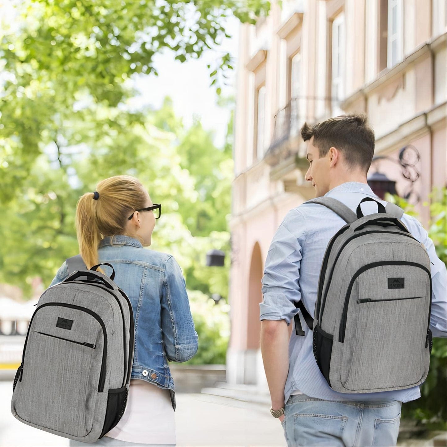 MATEIN 15.6" Laptop Backpack – Grey
