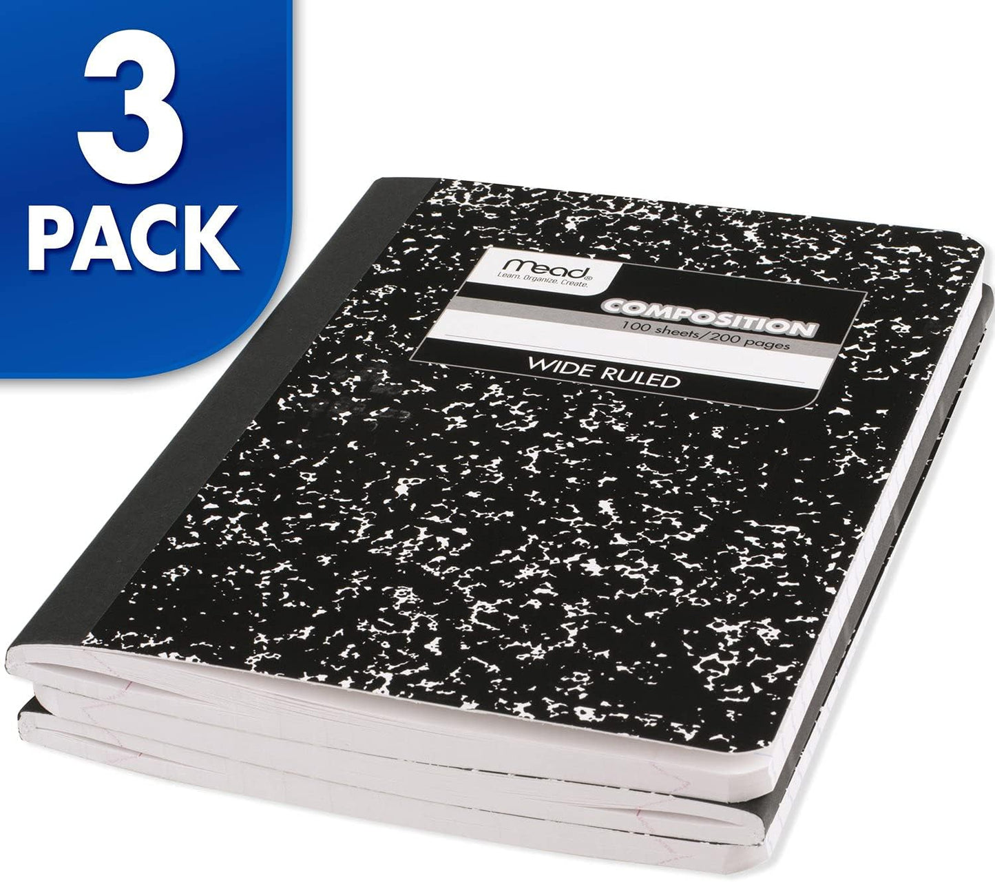 Mead 3-Pack Composition Notebooks
