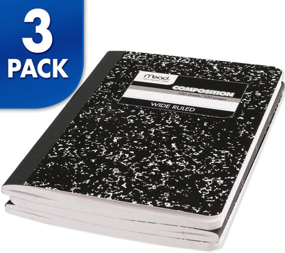 Mead 3-Pack Composition Notebooks