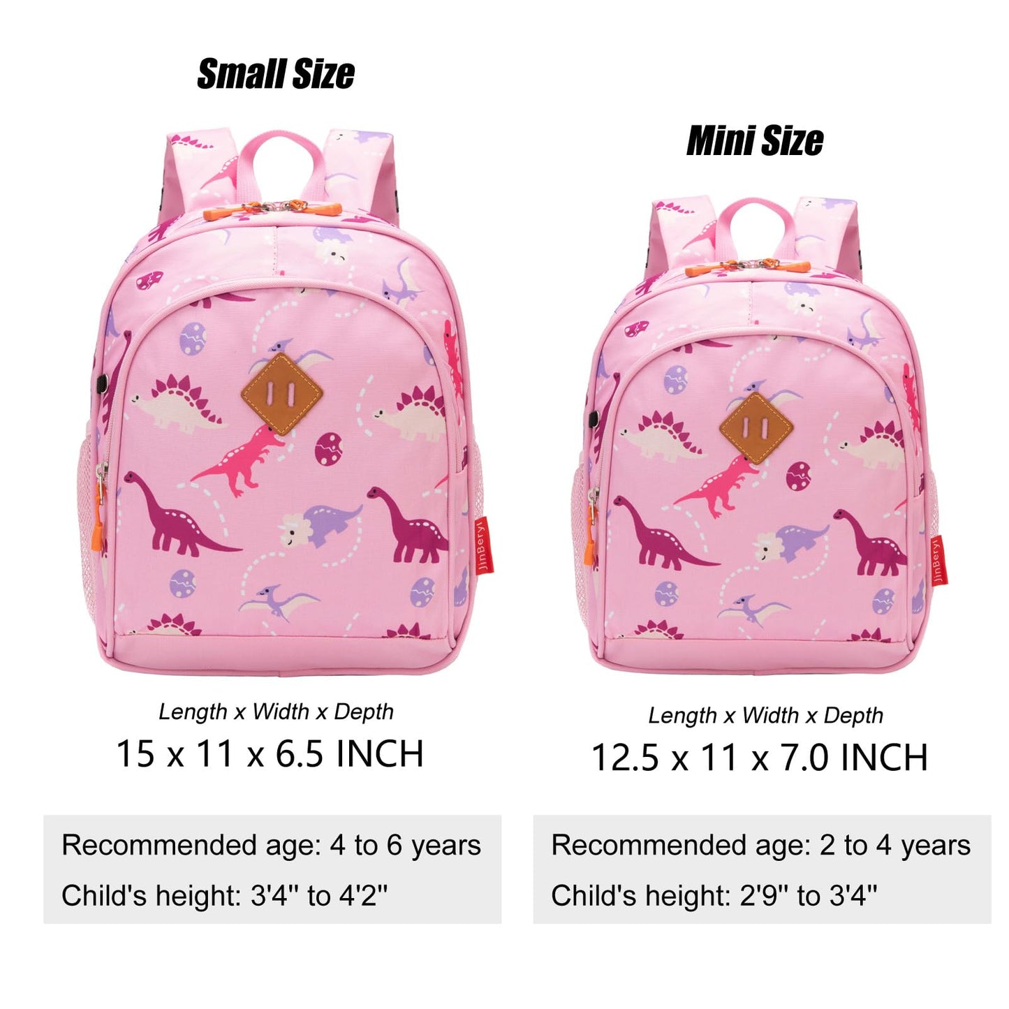 Toddler Dinosaur Backpack 15" Boys