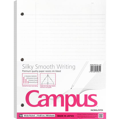 Kokuyo Loose Leaf Paper 100ct
