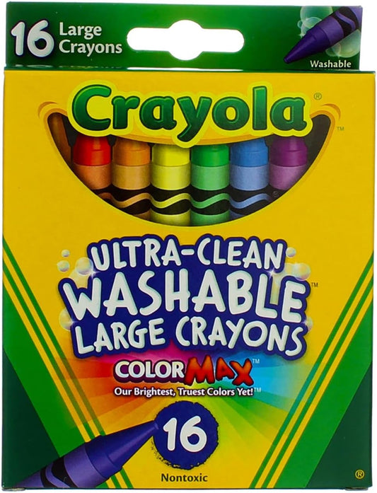 Crayola Large Washable Crayons 16ct, 2pk