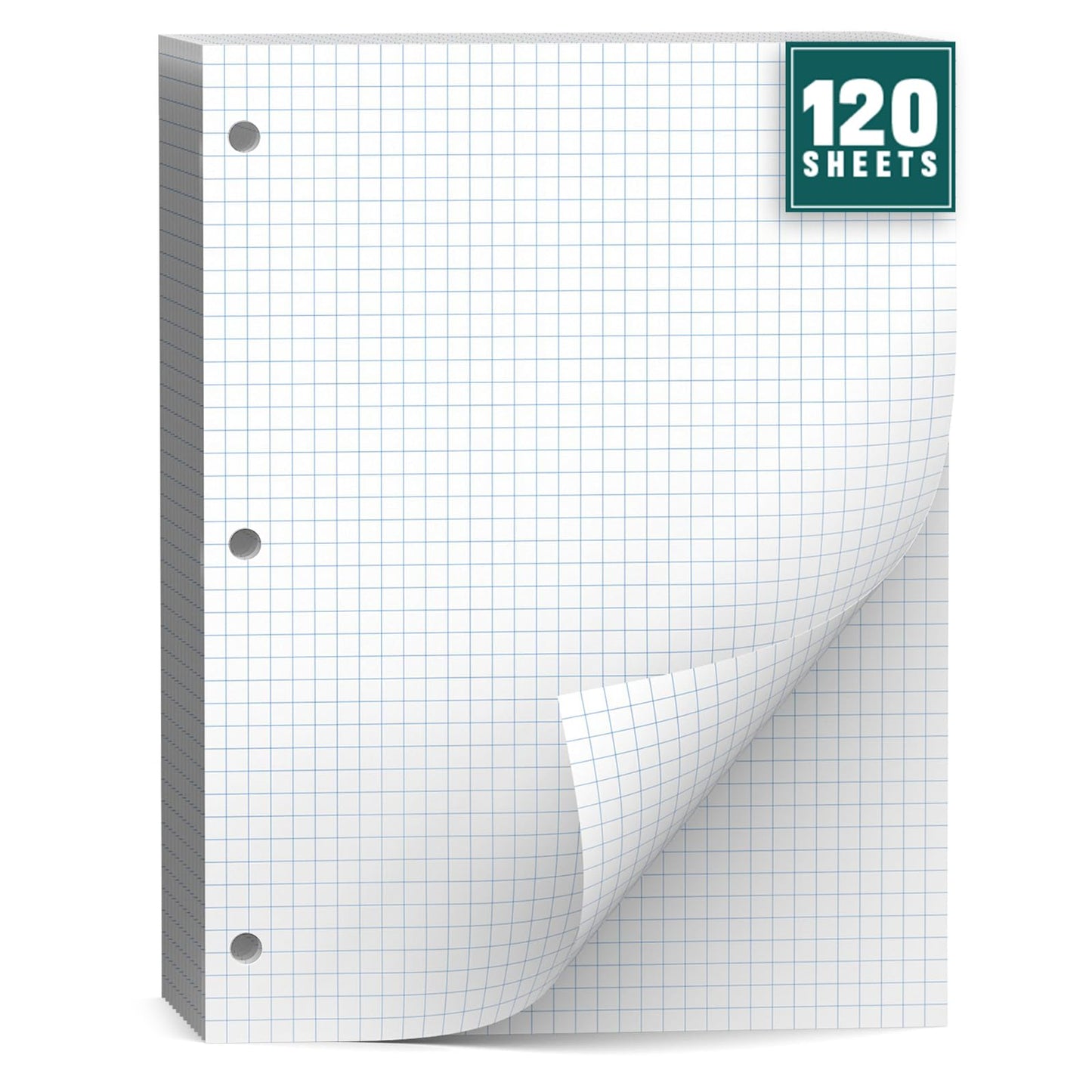 Graph Paper 8×10.5 – 120 Sheets