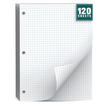 Graph Paper 8×10.5 – 120 Sheets
