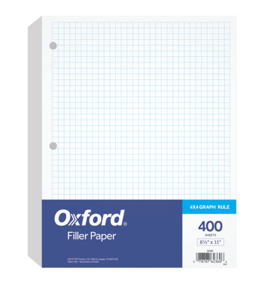 Oxford Graph Paper 400ct