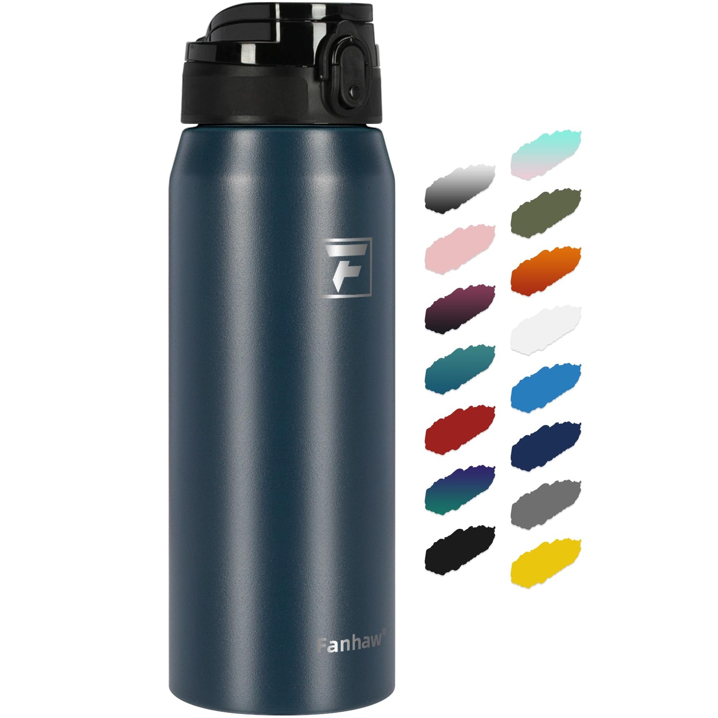 Fanhaw 20oz Insulated Water Bottle