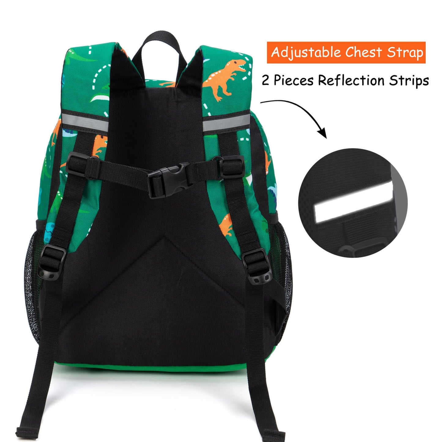 Toddler Dinosaur Backpack 15" Boys