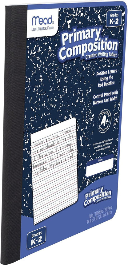Mead Primary Composition Book – Blue Marble