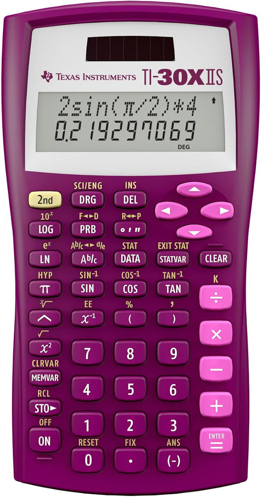TI-30XIIS Calculator – Raspberry