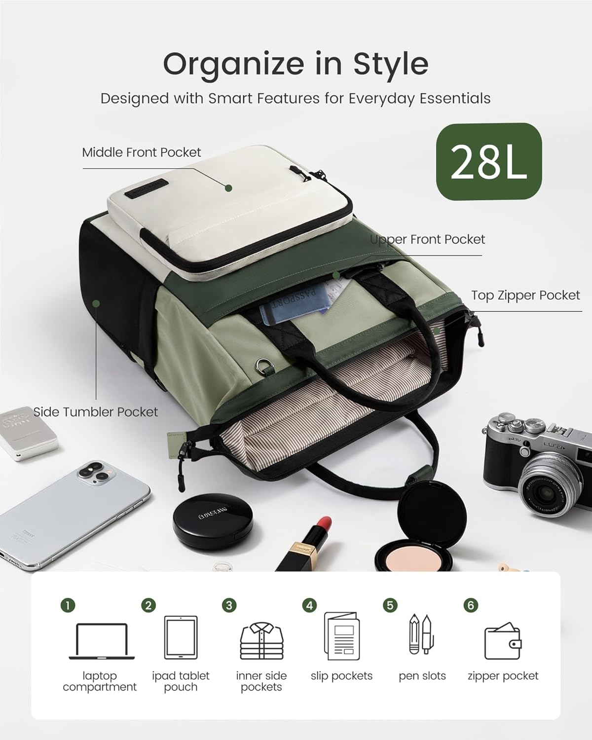 LOVEVOOK Women’s Laptop Backpack