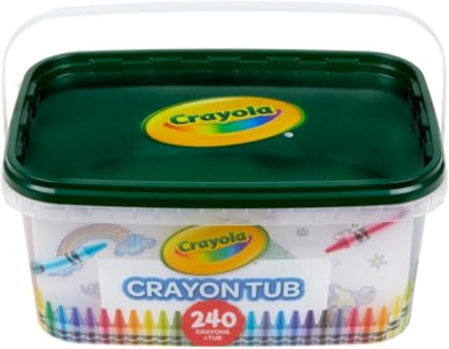 Crayola 240ct Crayon Tub – Bulk Set