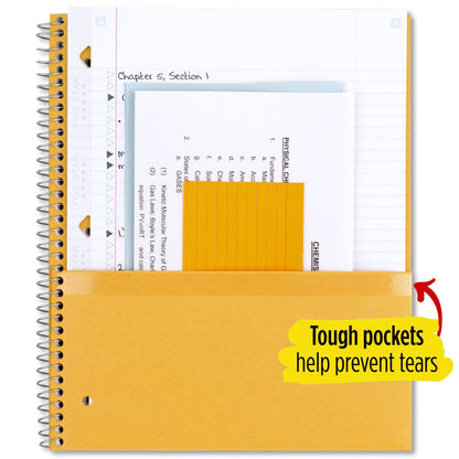 Five Star 3-Subject Notebook – Pacific Blue