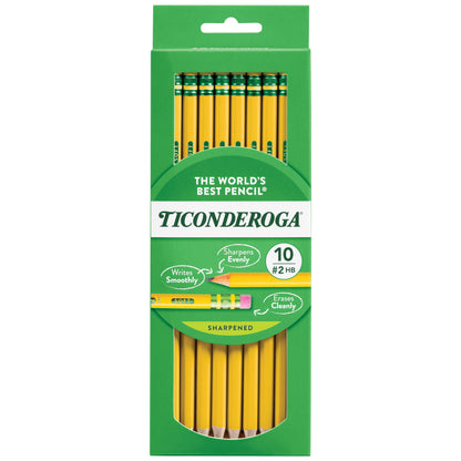 Ticonderoga Pre-Sharpened Pencils 10-Pack