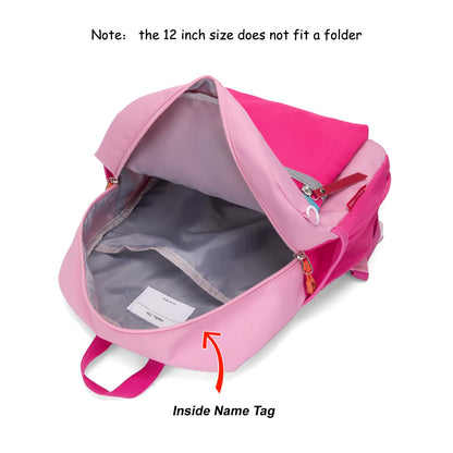 HawLander Kids Backpack Pink 15"