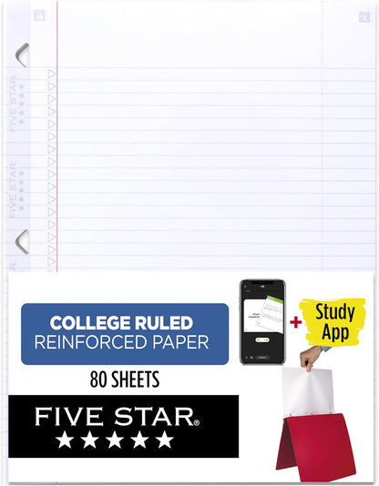 Five Star Loose Leaf 80ct