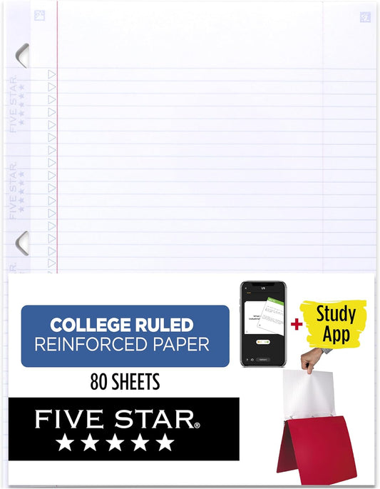 Five Star Loose Leaf 80ct