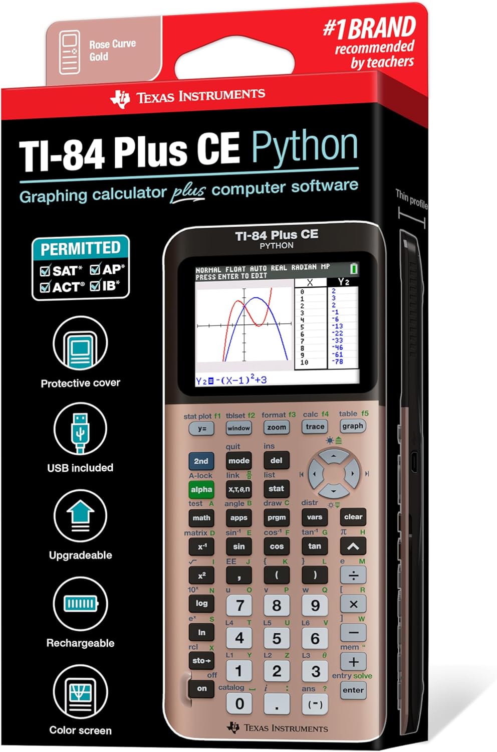 TI-84 Plus CE – Rose Gold