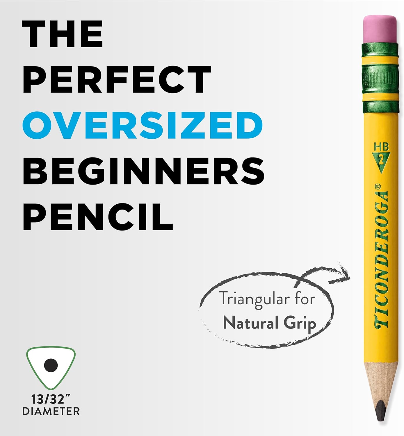 Ticonderoga My First Triangular Pencils 4-Pack