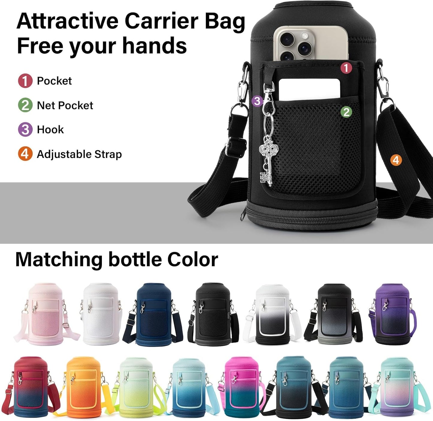 64oz Insulated Water Bottle