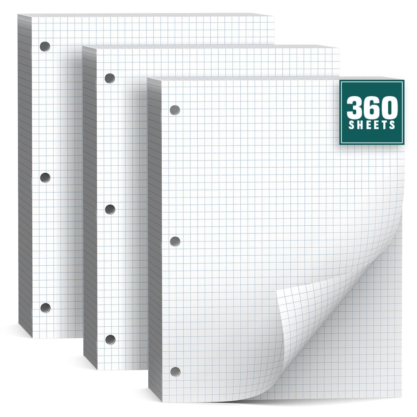 Graph Paper 8×10.5 – 120 Sheets
