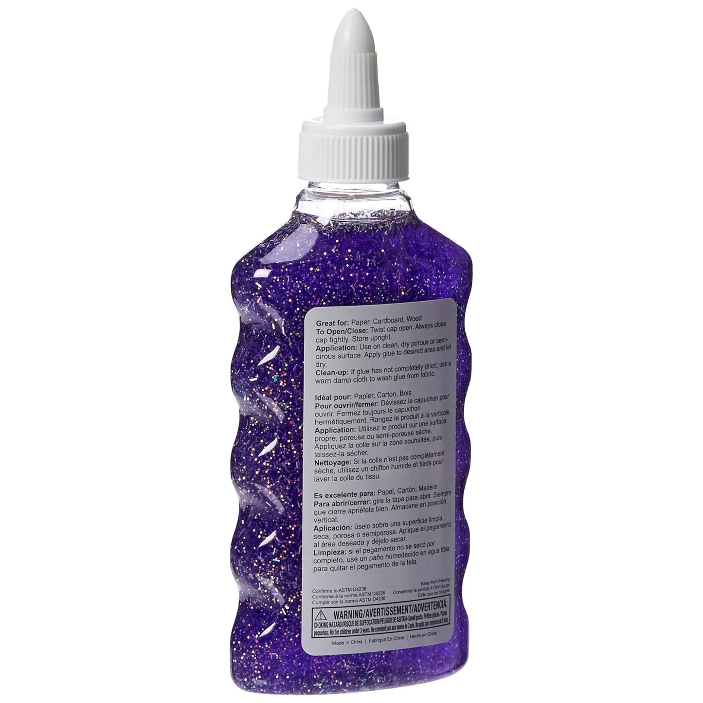 Amazon Basics Glitter Glue 4-Pack
