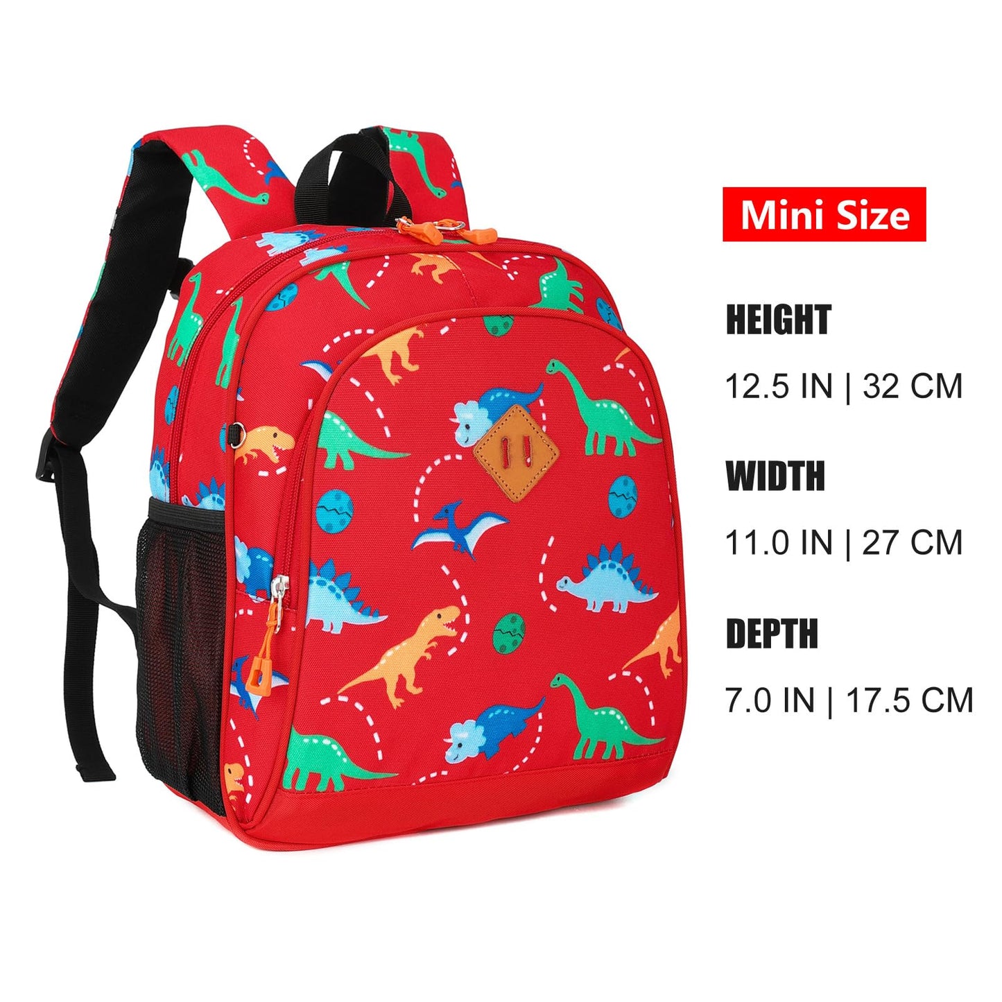 Toddler Dinosaur Backpack 15" Boys