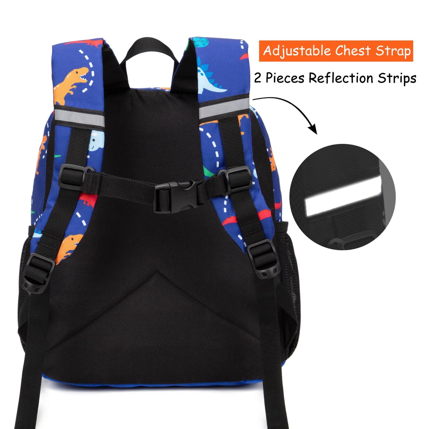 Toddler Dinosaur Backpack 15" Boys
