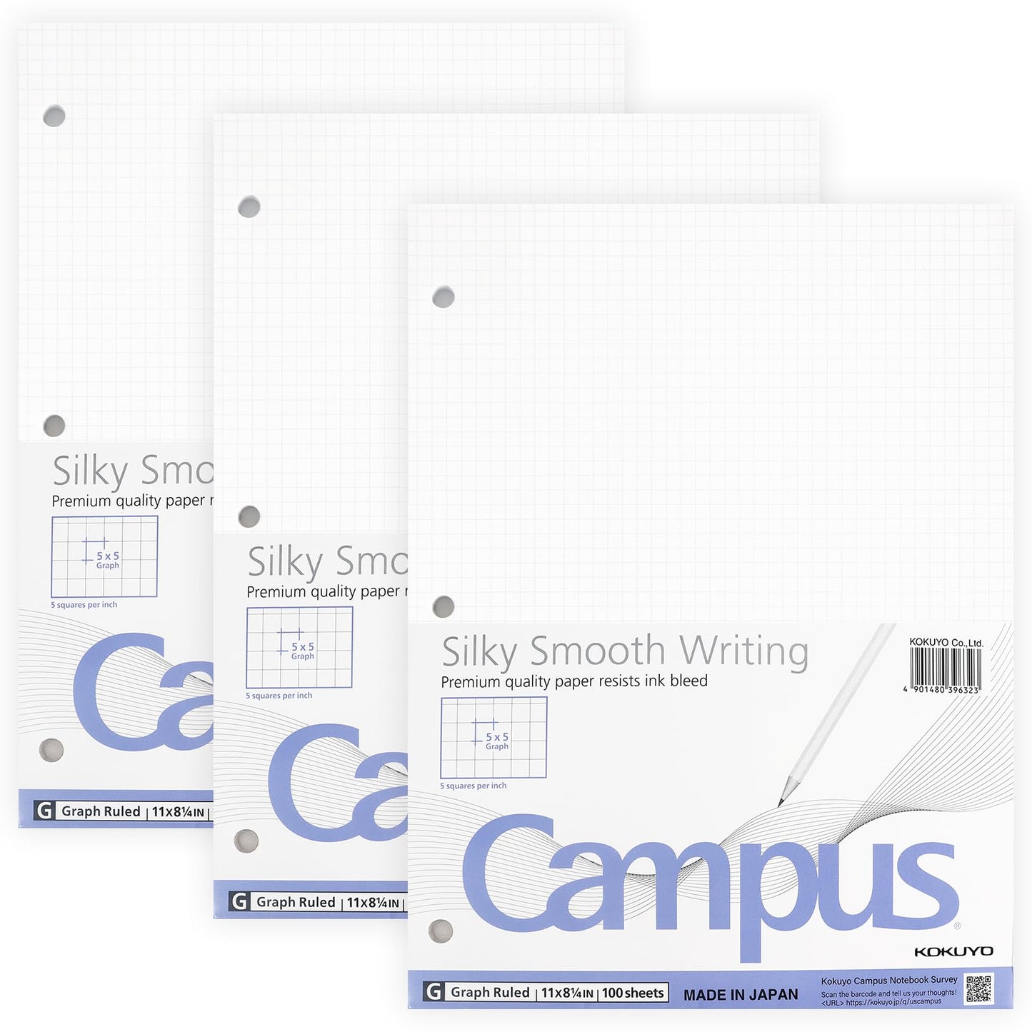KOKUYO 5x5 Graph Paper 100ct