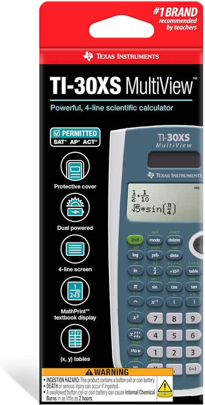TI-30XS MultiView Scientific Calculator