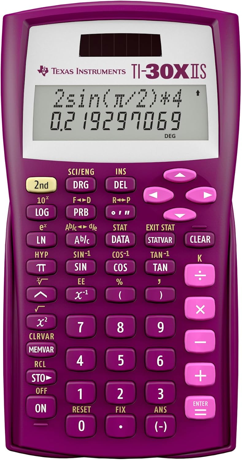 TI-30XIIS Calculator – Raspberry