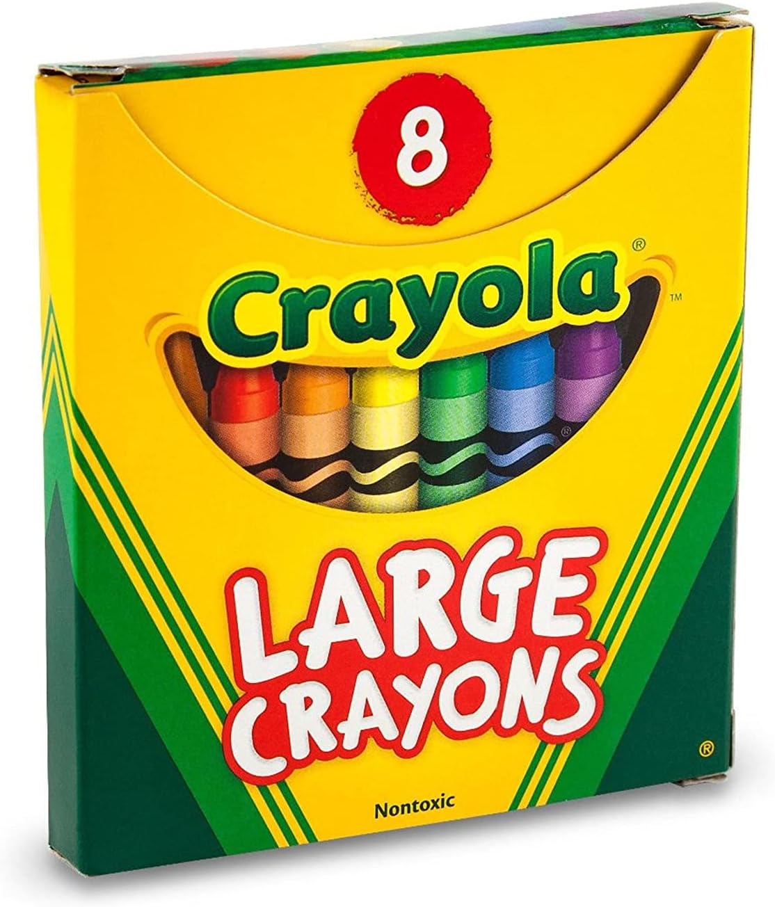 Crayola Giant Crayons 8ct, Kids 2+