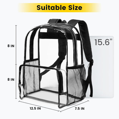Vorspack Clear Backpack – Black