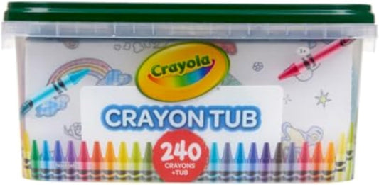 Crayola 240ct Crayon Tub – Bulk Set