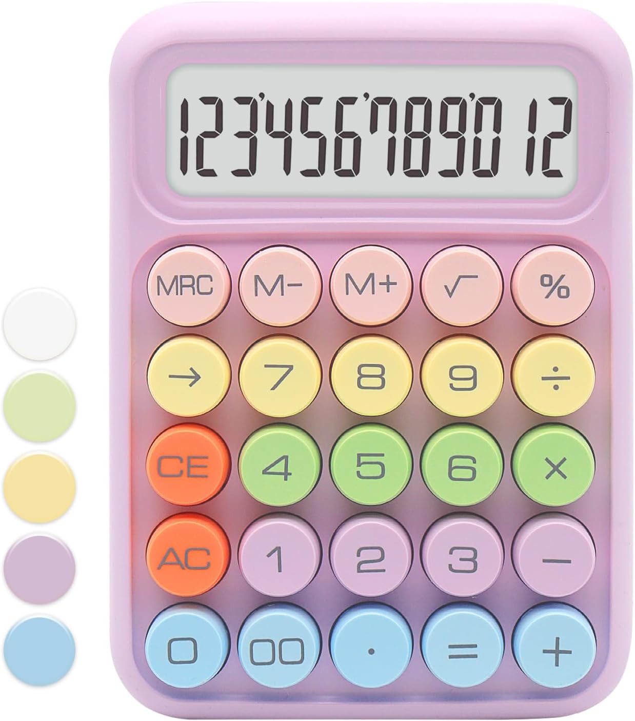 UPIHO Black 12-Digit Calculator