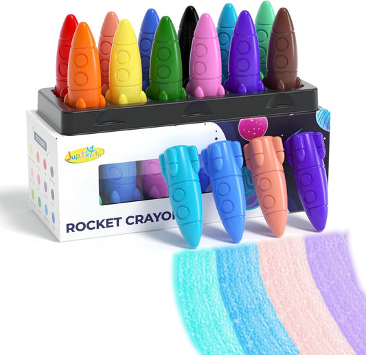 12 Colors Toddler Crayons – Washable