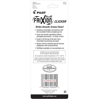 PILOT FriXion Clicker Erasable Gel Pens 3-Pack