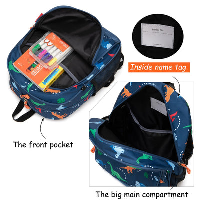 Toddler Dinosaur Backpack 15" Boys