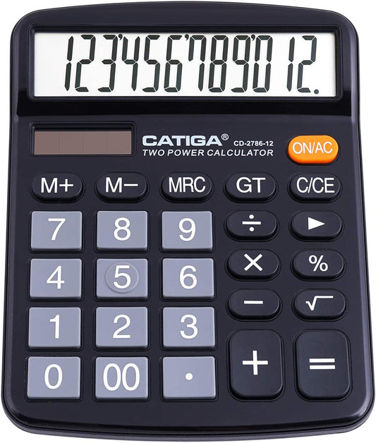CATIGA 12-Digit Desktop Calculator