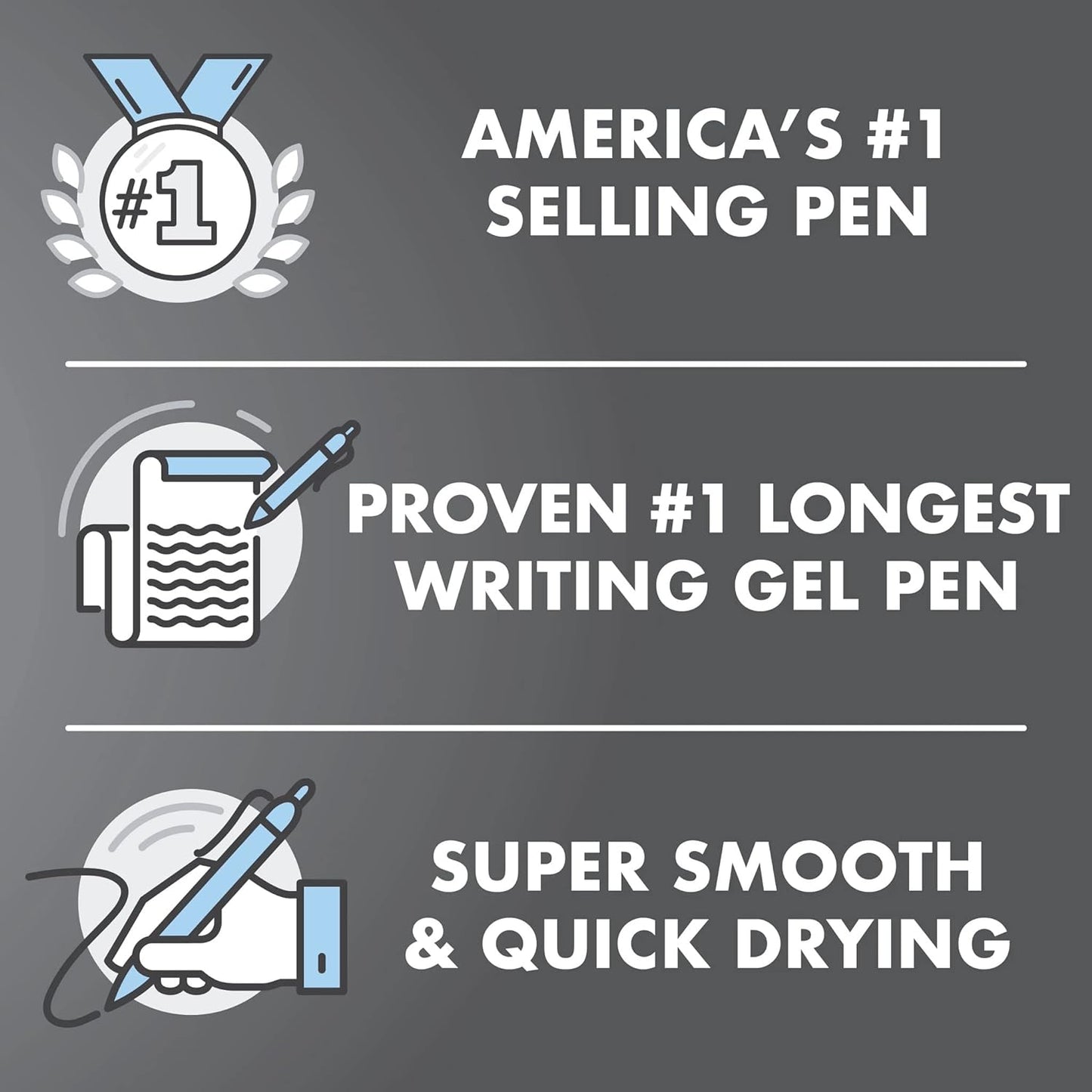 Pilot G2 Gel Pens 1mm – Black, 4 Pack