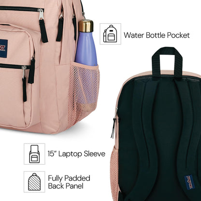 JanSport 15” Laptop Backpack – Posh Pink