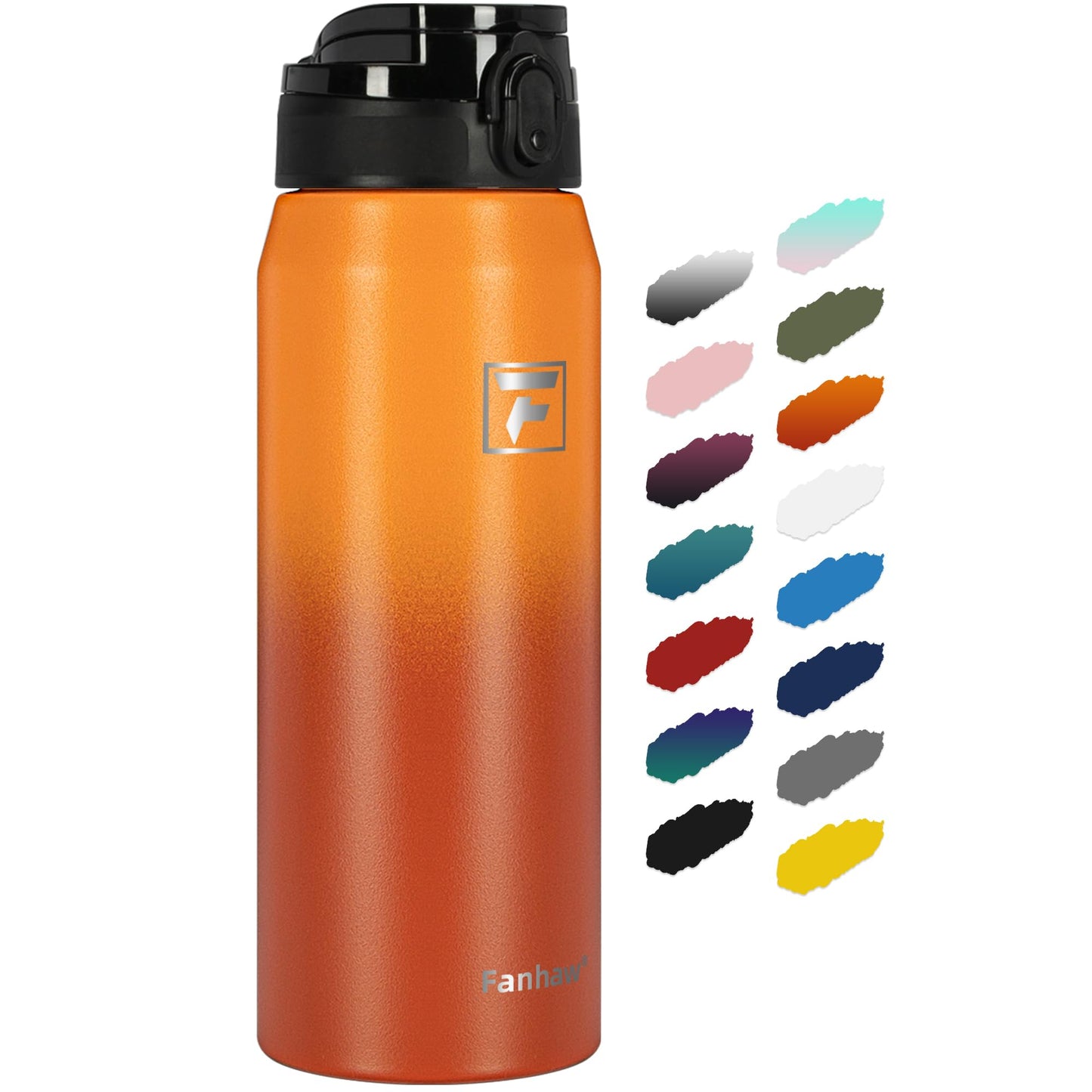 Fanhaw 20oz Insulated Water Bottle