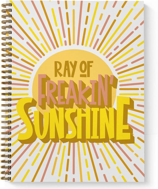 Ray Of Freakin Sunshine Spiral Notebook – 8.5"x11"
