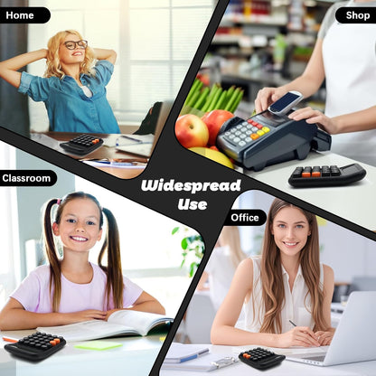 UPIHO Black 12-Digit Calculator