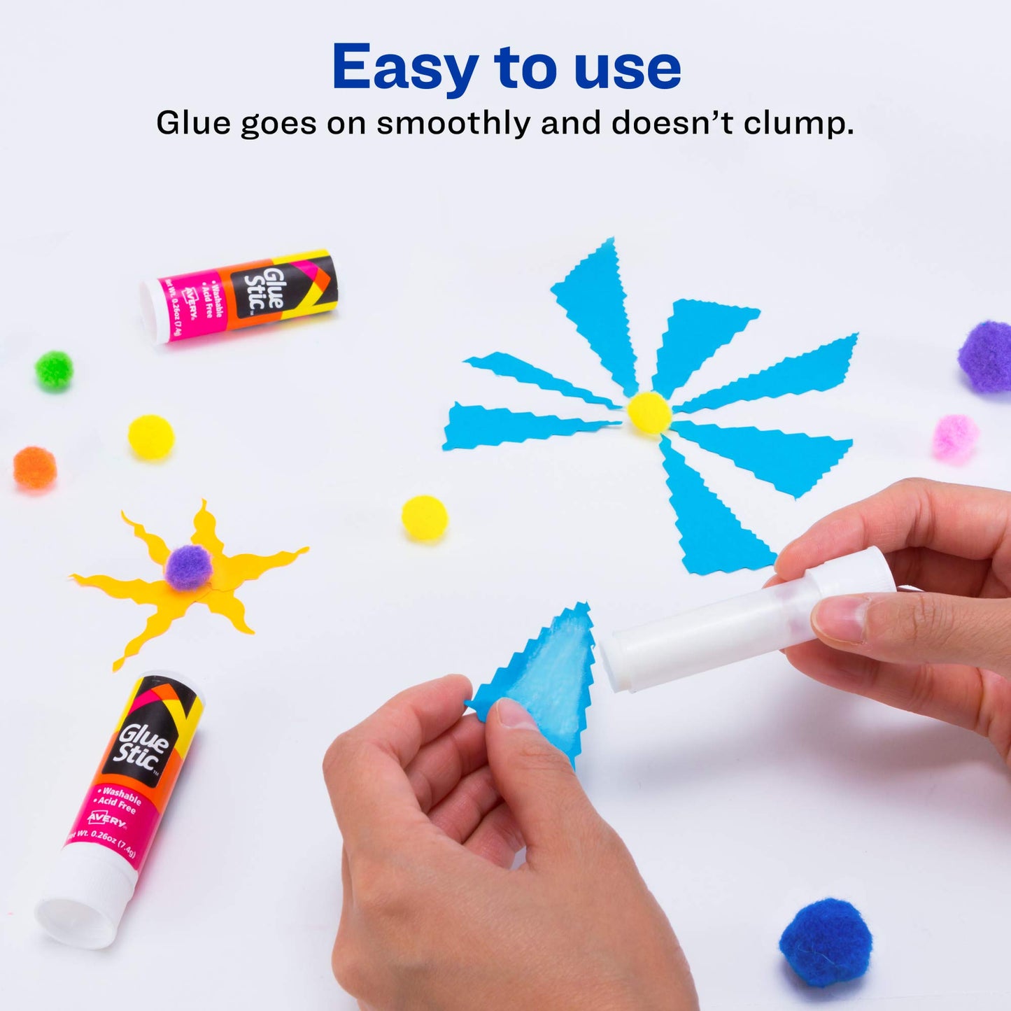 Avery White Glue Stick 3-Pack