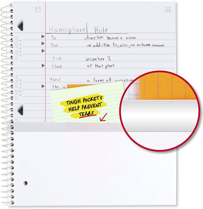 Five Star 1-Subject Notebook