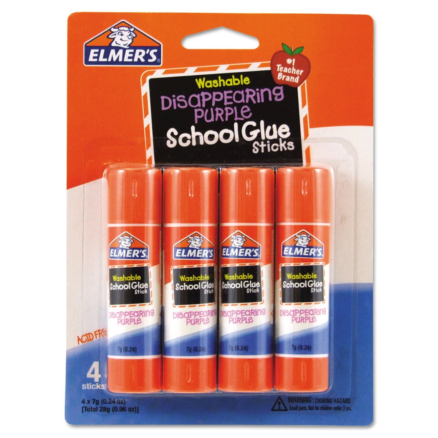 Elmer's Purple Glue Sticks 4-Pack