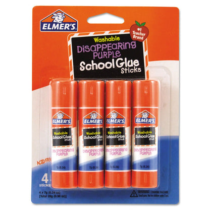 Elmer's Purple Glue Sticks 4-Pack